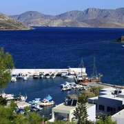 Greece - Kalymnos - a port in Myrties