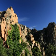 Calanche rock formations in Piana