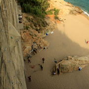 Spain - artificial climbing wall in Sant Pol de Mar 04